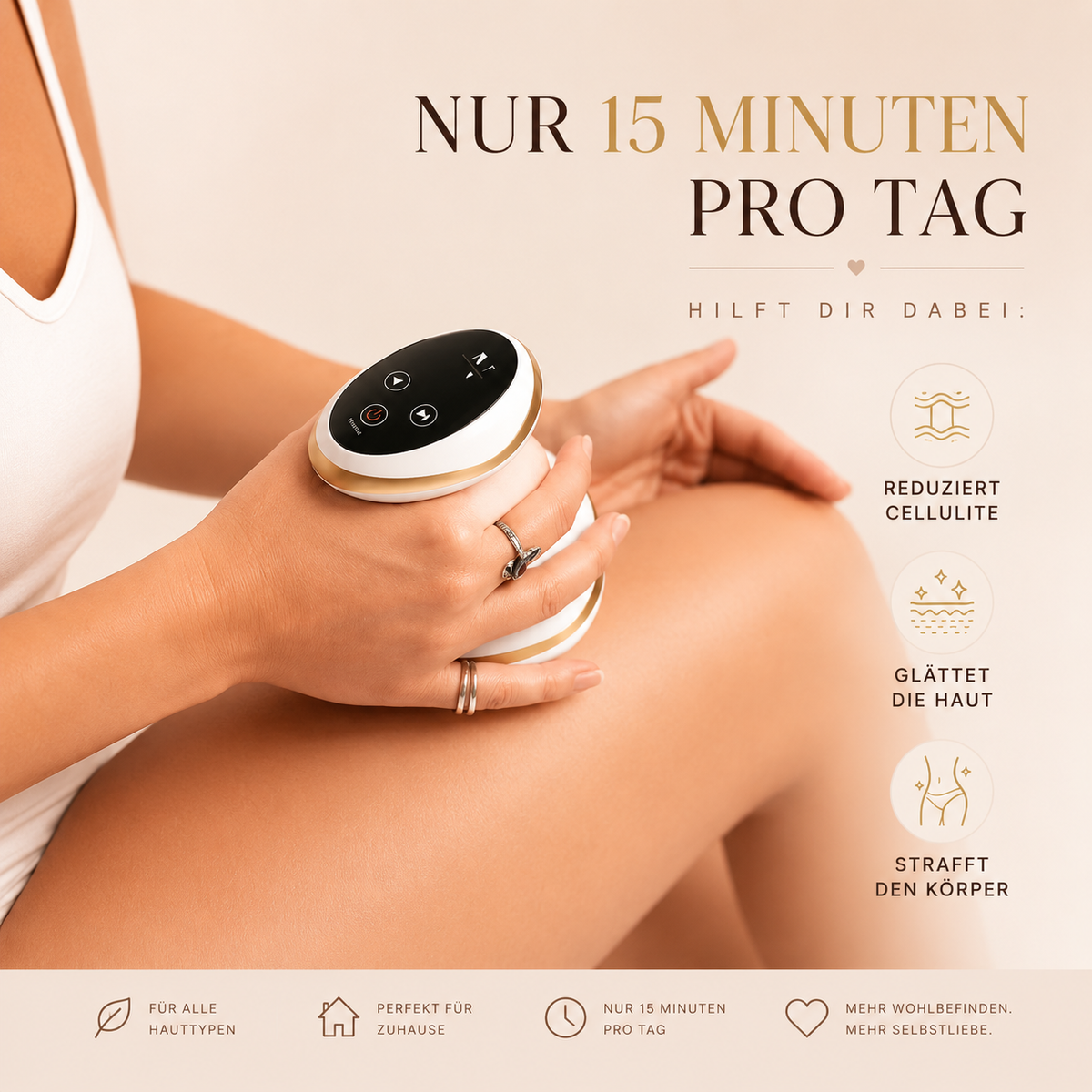 9 Stufen. Digital. Präzise.
Schröpfen für zuhause.